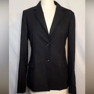 Women's Jil Sander Black  Coat Size 36 Lining Buttons Any Occation